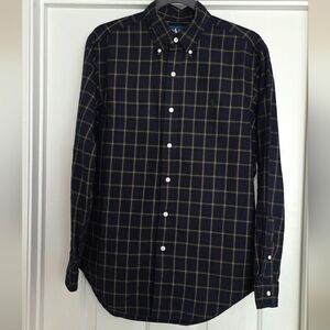Ralph Lauren Blue and Yellow Casual Button Down Shirt